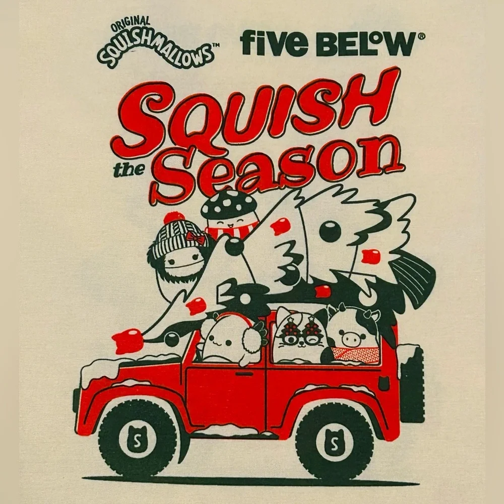 Squishmallows x Five Below Limited Edition “Squish the Season” Collectors Tote - Picture 2 of 3